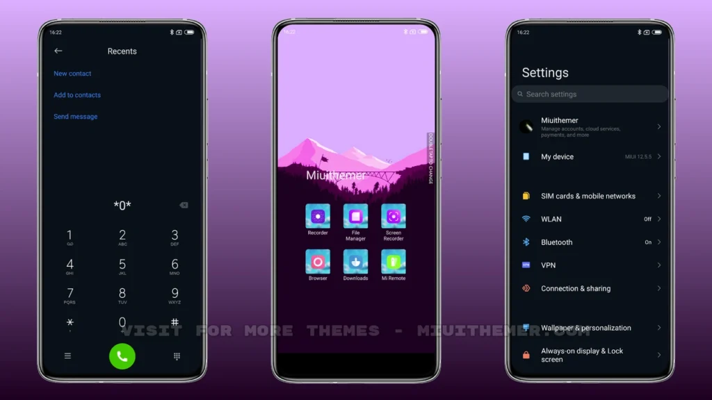 Bridge color MIUI Theme