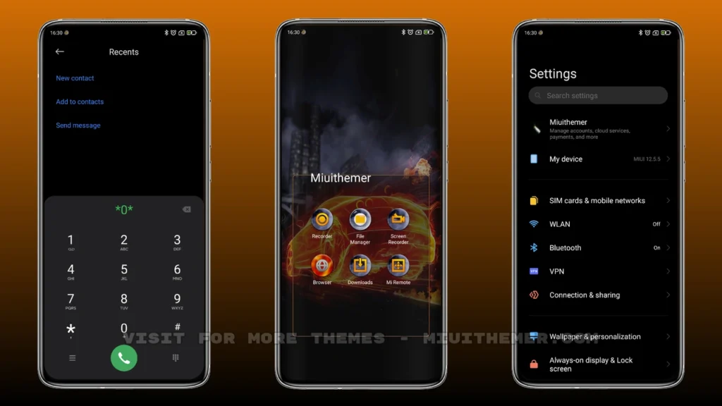 Car On Fire MIUI Theme