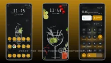 Cocktail-Dark_3MDS MIUI Theme