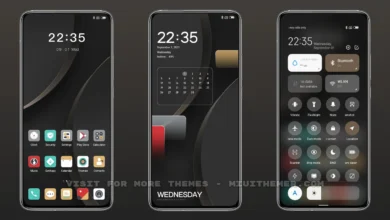 Color Block Dark MIUI Theme