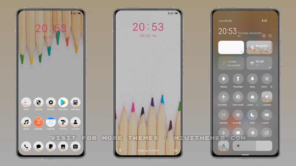 Color Pencil_3MDS MIUI Theme