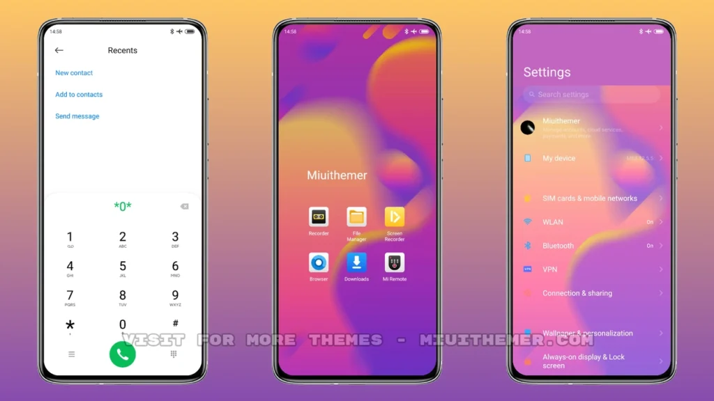 Color Wallpapers MIUI Theme