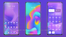 Colorful fluid MIUI Theme