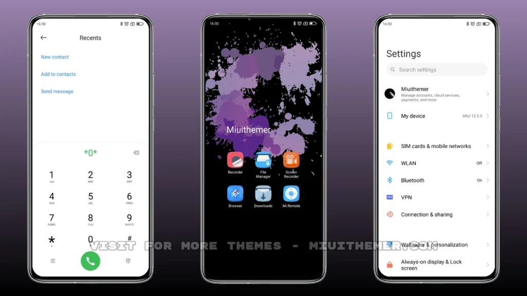 Dark Censored MIUI Theme