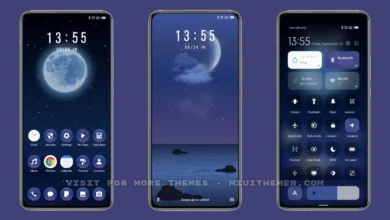 Dark Moon Night_3MDS MIUI Theme