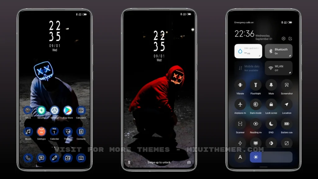 Dark Scary MIUI Theme