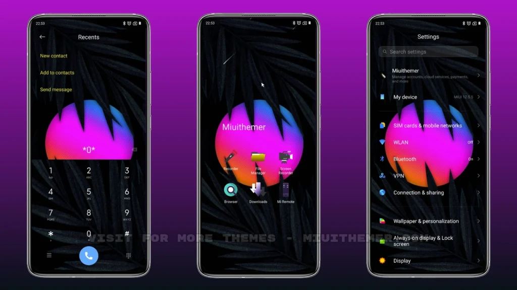 Darks Night 12.5 MIUI Theme