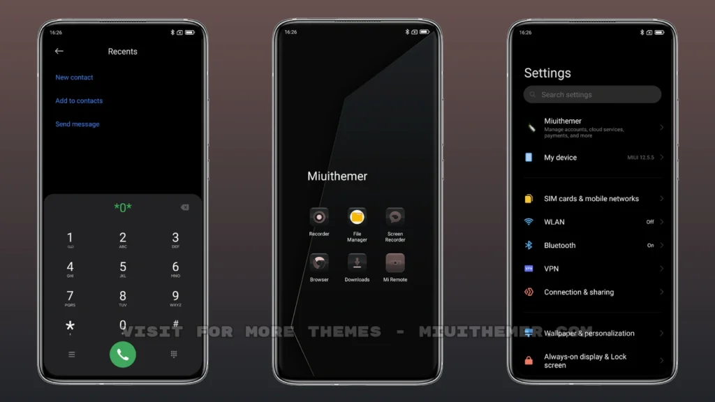 Folding space MIUI Theme