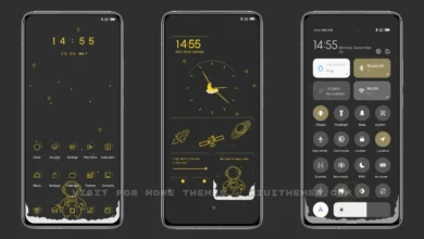 Golden universe MIUI Theme