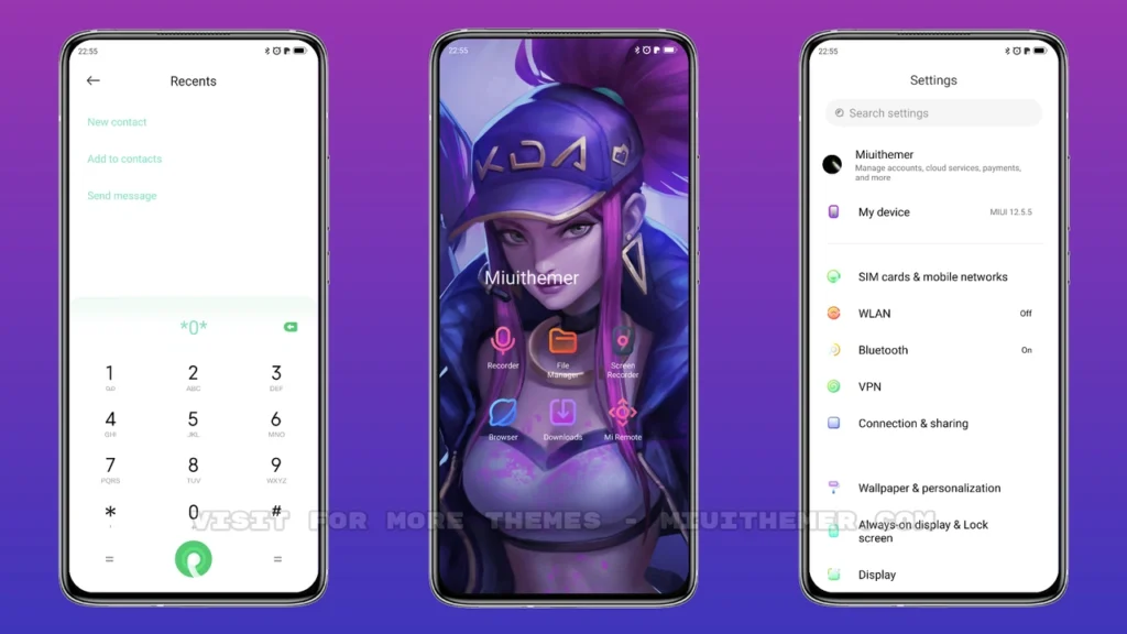 KDA Reloaded MIUI Theme