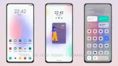 Light gradient v12 MIUI Theme