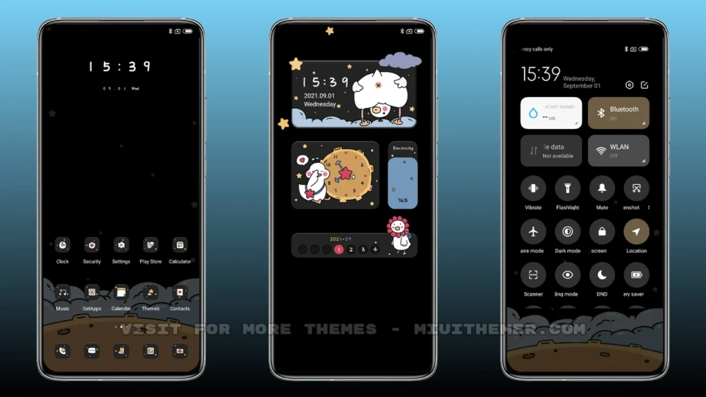 Light panel MIUI Theme