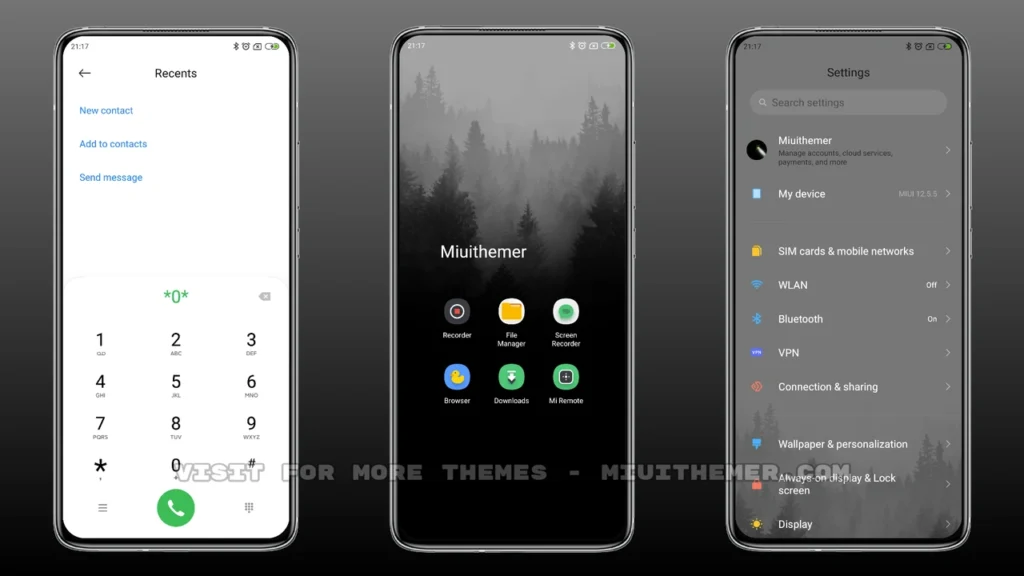 Misty jungle MIUI Theme