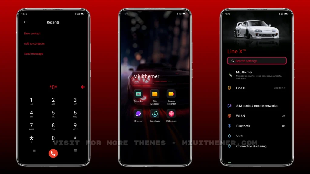 NFS Line X MIUI Theme