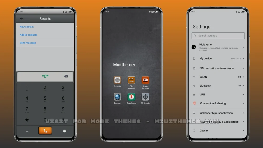 Natural Metal Gray MIUI Theme