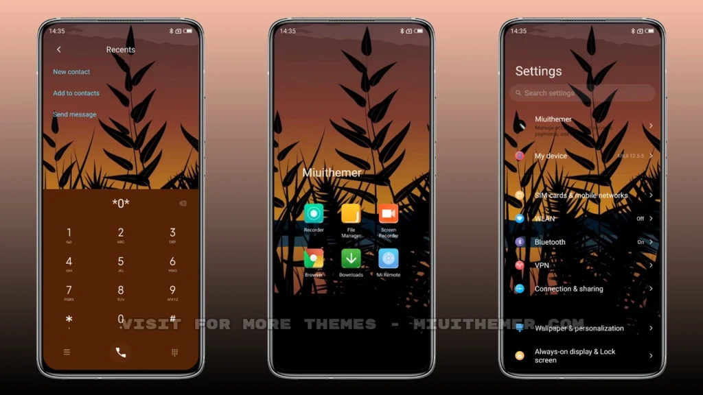 Natural mod v12 MIUI Theme