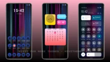 Neon Lines MIUI Theme