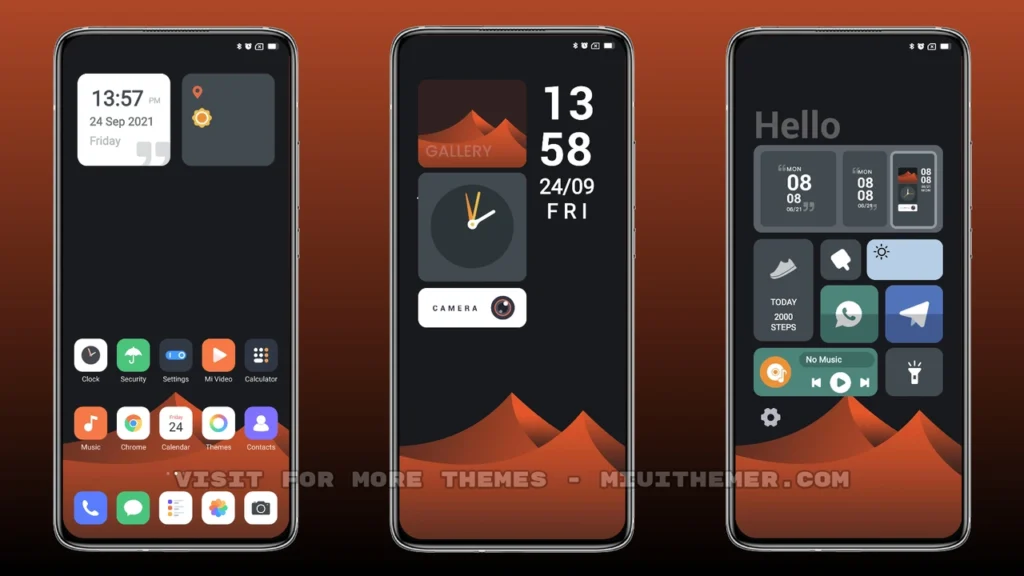 Night Desert MIUI Theme