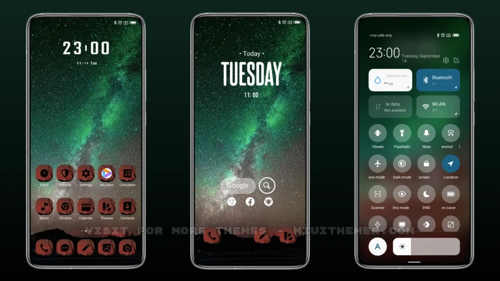 Night Glow MIUI Theme