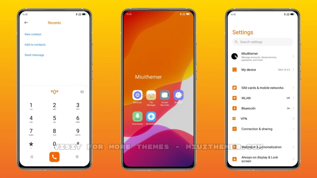 ORANGE [MOD] MIUI Theme