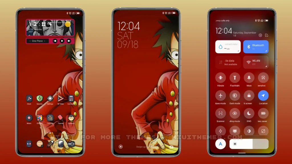 One Piece v12 MIUI Theme