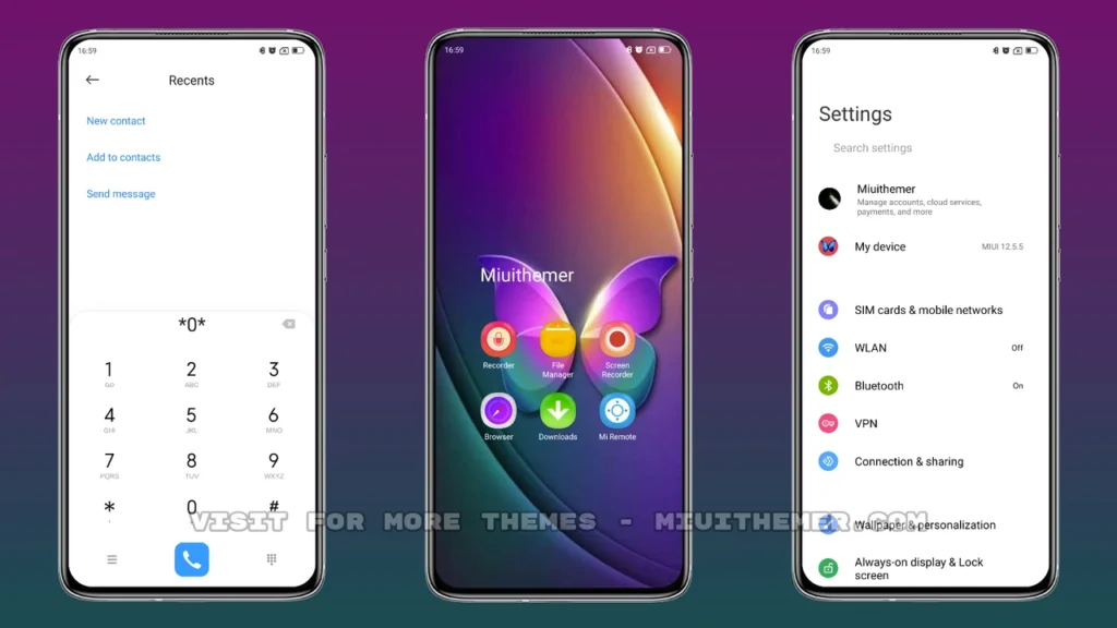 P-Farfalla v12.5 MIUI Theme