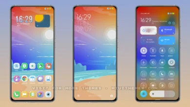 P-Sunset+Sea v12.5 MIUI Theme