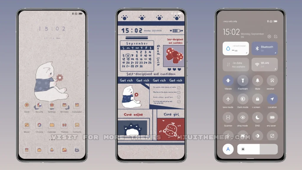 Retro cat MIUI Theme