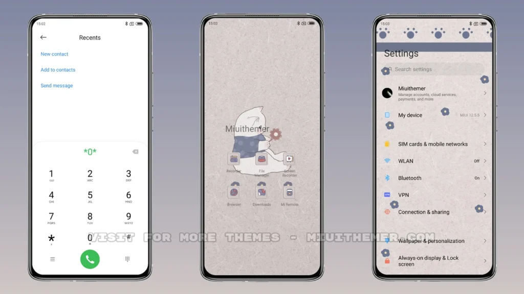 Retro cat MIUI Theme