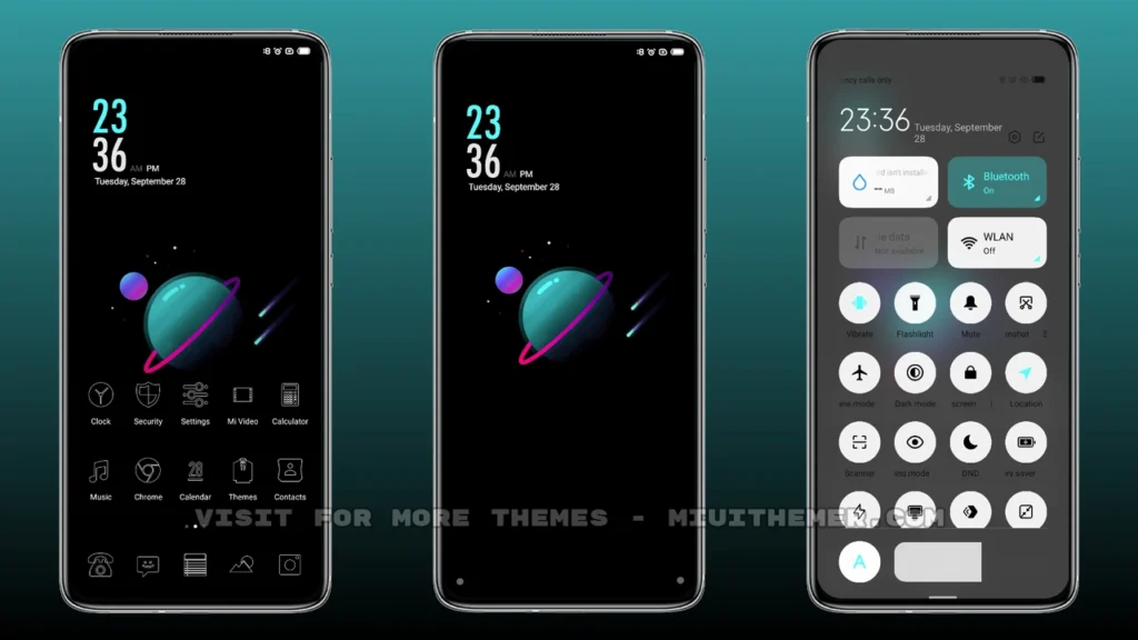 Space star MIUI Theme