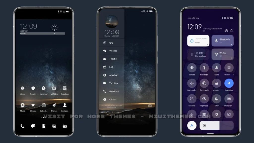 Starry Night MIUI Theme