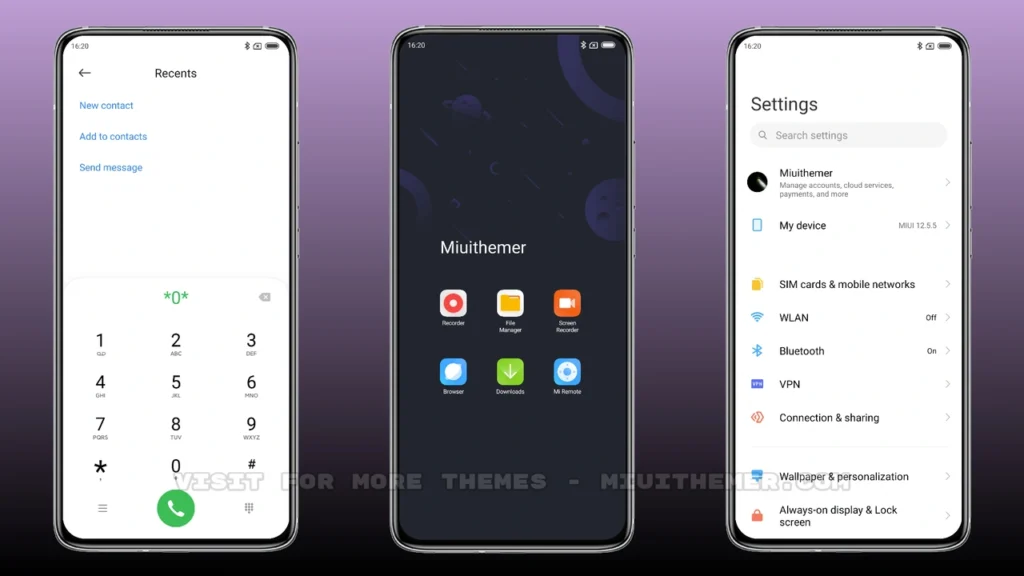 Substratum v12 dark MIUI Theme