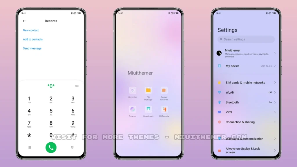 Sugar glass MIUI Theme