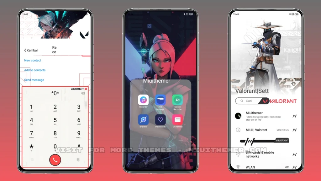 Valorant V12 MIUI Theme