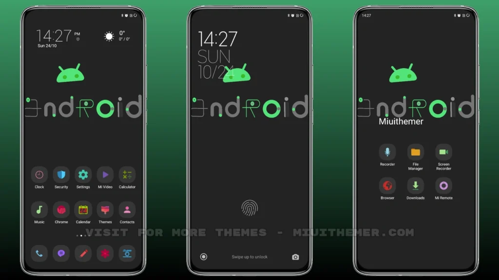 Android Grey MIUI Theme
