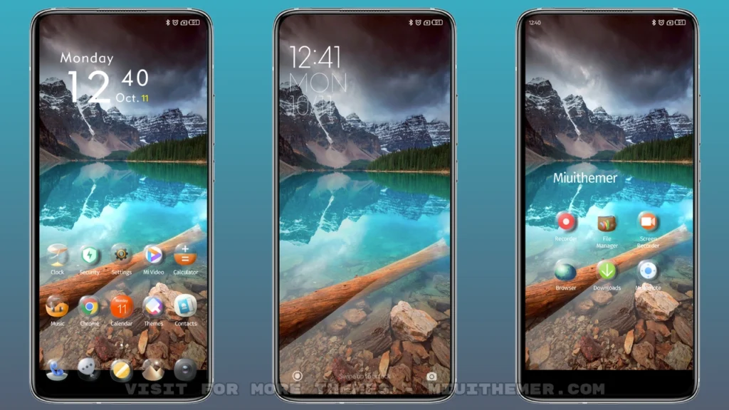 Blue Sea MIUI Theme