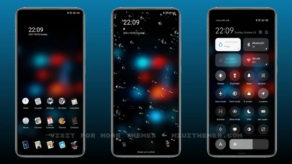 Dark Window MIUI Theme