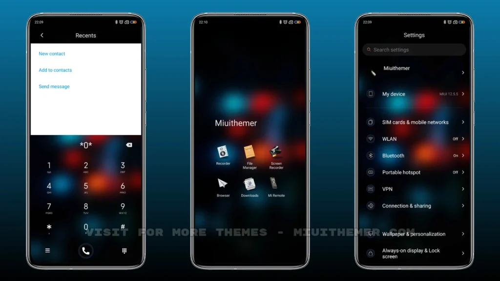 Dark Window MIUI Theme