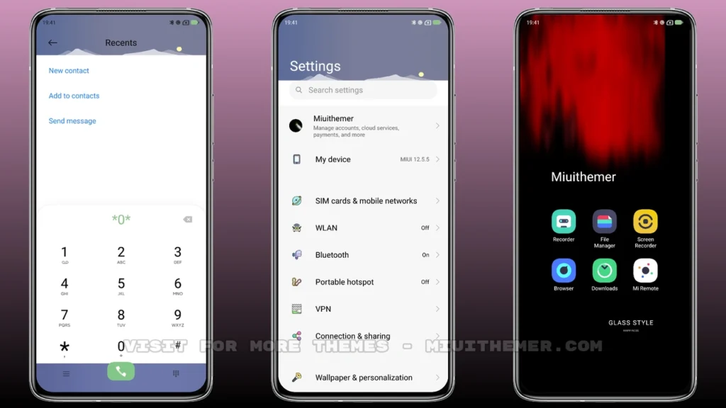 Glass Pro MIUI Theme