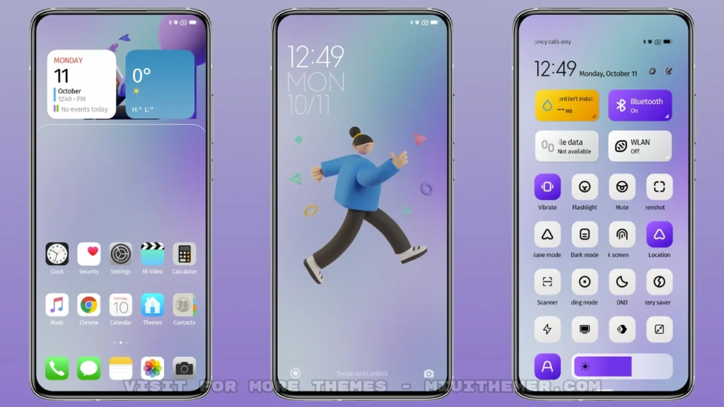 Glassmorph ui Lite MIUI Theme