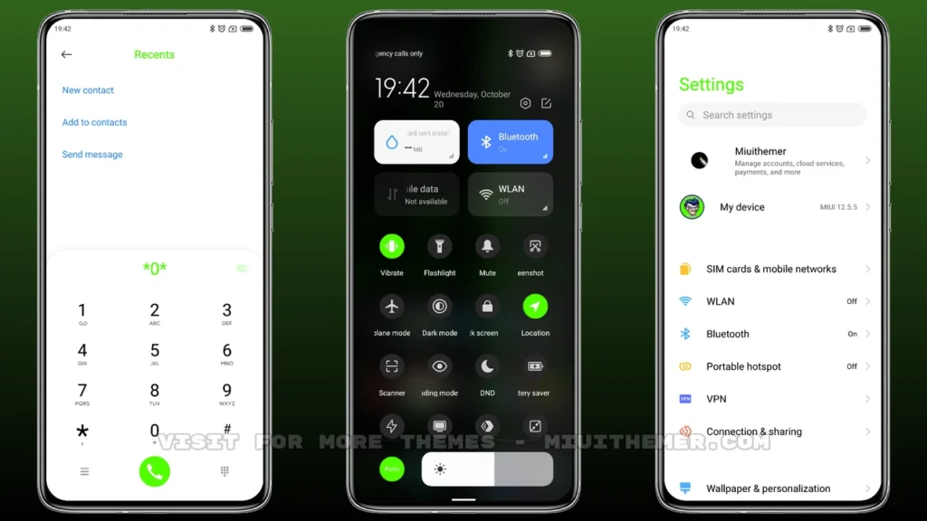 Greeny V12.5 MIUI Theme