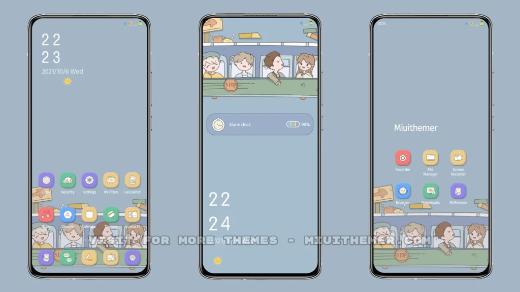 Lovely train MIUI Theme