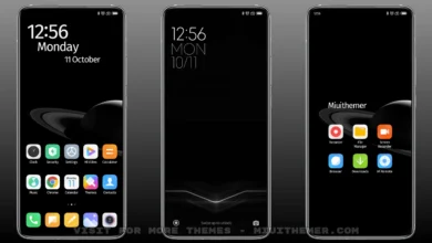 Monochrom dark MIUI Theme