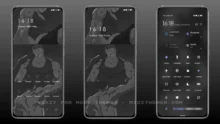 Muscle cartoon MIUI Theme