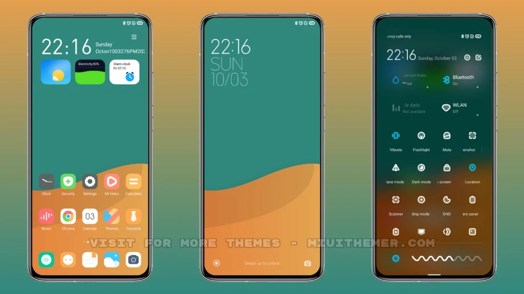 Orange rock v12 MIUI Theme