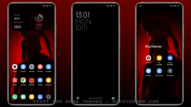 RED -P.A MIUI Theme