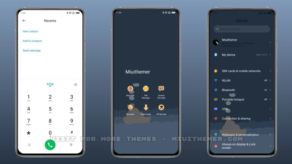 Simple boat MIUI Theme