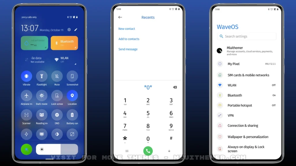 WaveOS MIUI Theme