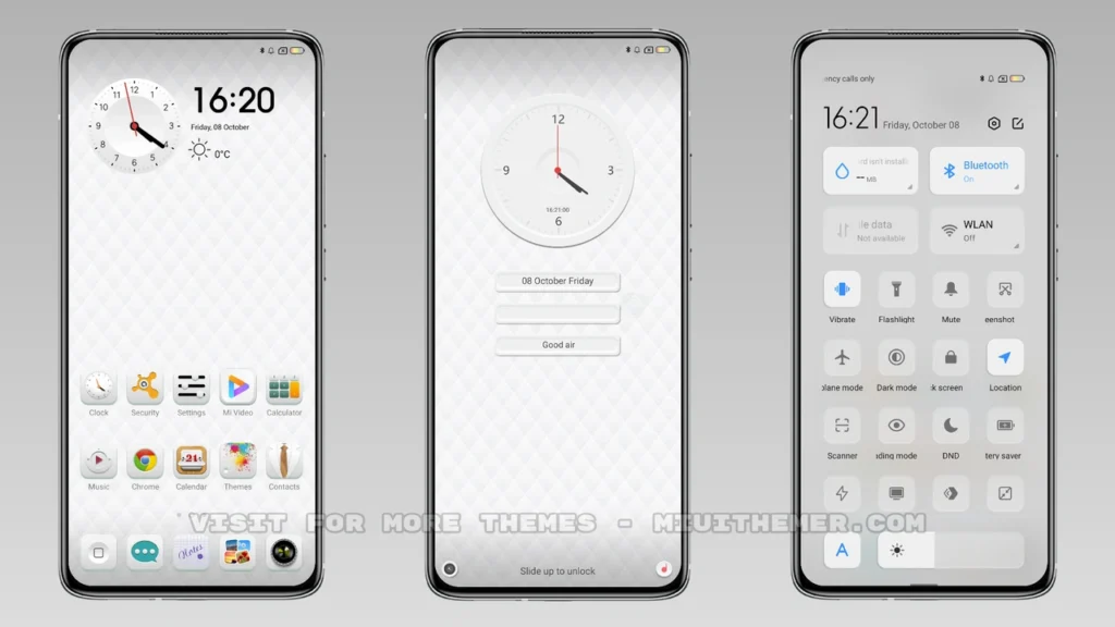 White MIUI Theme