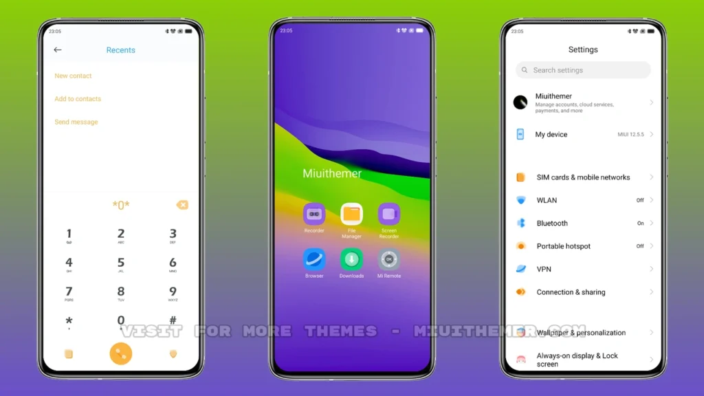 glassy v12 MIUI Theme